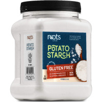 Roots Circle Gluten-Free Potato Starch | 1 Pack Of 21Oz Jar | No Preservatives Or Artificial Ingredients | Kosher For Passover Thickener For Soups Stews, Gravies & Sauces