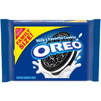 Oreo Chocolate Sandwich Cookies, Family Size, 19.1 Oz