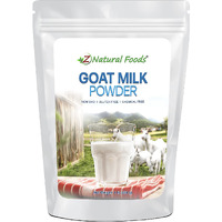 Z Natural Foods Goat Milk Powder - Pure Netherlands Full Cream Milk, Powdered Goat Milk, Highly Nutritious, Easy Digestion - Whole Goats Milk For Adults For Smoothies, Cooking, Baking, 1 Lb