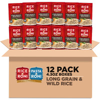 Rice-A-Roni Long Grain & Wild Rice With Herbs, 4.3 Ounce Pack Of 12