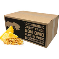 Mavuno Harvest Pineapple Dried Fruit Snacks | Organic Dried Pineapple Chunks | Gluten Free Healthy Snacks For Kids And Adults | No Sugar Added, Vegan, Non Gmo, Direct Trade | Bulk 10 Pounds