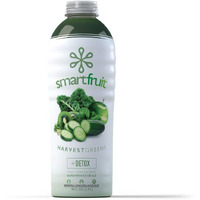 Smartfruit Harvest Greens + Detox, 100% Real Fruit Pur  E, Non-Gmo, No Additives, Vegan - 48 Fl. Oz