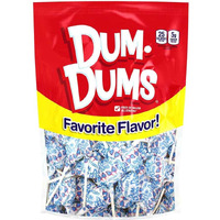 Dum Dums Lollipops Cotton Candy Flavor 1-50 Ct Bag