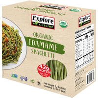 Explore Cuisine Organic Edamame Spaghetti - 2.2 Lbs - Low-Carb, Keto-Friendly Pasta - High In Plant-Based Protein - Non-Gmo, Gluten Free, Vegan, Kosher