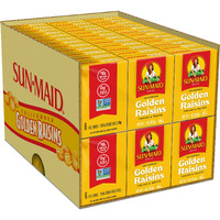 Sun-Maid California Golden Raisins - (72 Pack) 1 Oz Snack-Size Box - Dried Fruit Snack For Lunches, Snacks, And Natural Sweeteners