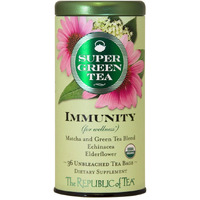 The Republic Of Tea Organic Immunity Supergreen Tea, 36 Ct