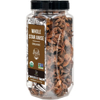 Soeos Organic Star Anise, Whole Star Anise 4 Oz (114G), Chinese Star Anise Pods, Star Anise Organic Whole, Non-Gmo Verified, Dried Star Anise For Beverages, Cooking, Baking
