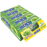 Hi-Chew Green Apple - Box Of 15 Sticks, 1.76Oz Ea | Unique Fun Soft & Chewy Taffy Candy | Immensely Juicy Fruit Flavors
