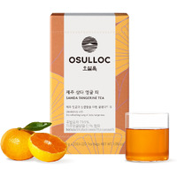 Osulloc Tangerine Tea (Fresh Jeju Tangerine Flavor), Fruit Tea Blend, Premium Teabags From Jeju Island, 20 Count, 1.06 Oz, 30G