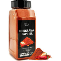 Fresh Finest Hungarian Paprika - Delicious Authentic Sweet Paprika Powder Hungarian - Mild Spice Sweet Paprika Powder For A Wide Range Of Dishes - Sweet Paprika Seasoning - 15Oz (430G)
