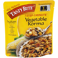 Tasty Bite Vegetable Korma, 10 Ounce, Pack Of 6, Ready To Eat, Microwavable Entr  E With Sweet & Savory Coconut Sauce