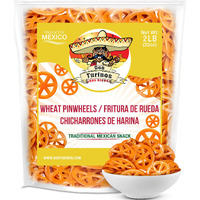 Duritos Wheels Snacks, 2 Lb Bag, Natural Crunchy And Puffy Wheat Pasta Pinwheels, Mexican Chicharrons De Harina. By Don Turinos