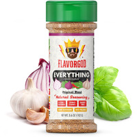 Everything Seasoning Mix By Flavor God - Low Sodium Seasoned Salt W/ No Sugar, Non Gmo, Keto, Popcorn Seasoning Kosher Salt For Chicken, Steak, & Tacos - Healthy Herbs, Spices & Seasoning Salt Substitute