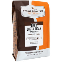 Fresh Roasted Coffee, Dark Costa Rican Tarrazu, 2 Lb (32 Oz), Dark Roast, Kosher, Whole Bean