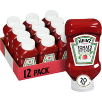 Heinz Ketchup Forever Full Inverted Bottle (20 Oz, Pack Of 12)