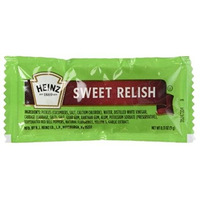 Heinz Sweet Relish Single Packs 50 Packs