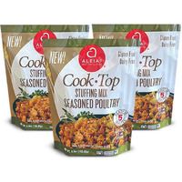 Aleia's Best. Taste. Ever. Cook Top Stuffing Mix Seasoned Poultry - 5.5 Oz / 3 Pack - Rich, Flavorful Taste, Ready In 5 Minutes, Stuffing For Gluten Free Recipes, Gluten-Free