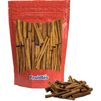Fruidles Cinnamon Sticks, Premium Grade Harvested Natural Cassia Cinnamon, Strong Aroma, Perfect For Baking, Cooking & Beverages, Kosher Certified (8Oz Bag)