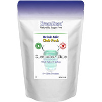 Gramzero Cucumber Lime Zero Calorie Sugar Free Drink Mix, Great For Nutrition Club Loaded Teas, Stevia Sweetened