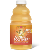 Extra Strength Gingerade, Ginger Soother By The Ginger People - Ginger Flavor, Premium Quality Ginger Juice, 32 Fl Oz Bottle - Pack Of 1
