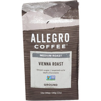 Allegro Coffee Vienna Roast Ground Coffee, 12 Oz