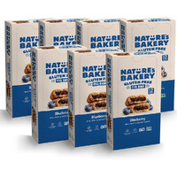 Nature's Bakery Gluten Free Fig Bars, Blueberry, Real Fruit, Vegan, Non-Gmo, Snack Bar, 12 Count (Pack Of 7)