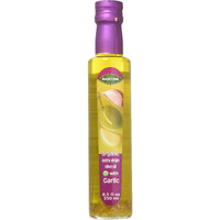 Mantova Garlic Organic Flavored Extra Virgin Olive Oil, 8.5 Oz Mantova Organic Flavored Extra Virgin Olive Oil, Mantova Organic Flavored Mantova Usda Organic Extra Virgin Olive Oil, Coldpressed, Garlic, 8.5 Fl Oz