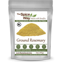 The Spice Way Ground Rosemary - Rosemary Powder Ground Pure From Rosemary Leaves - 4 Oz Resealable Bag