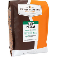 Fresh Roasted Coffee, Organic Dark Mexican, 5 Lb (80 Oz), Dark Roast, Mold & Mycotoxin Tested, Kosher, Whole Bean
