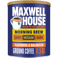 Maxwell House Morning Boost Medium Roast Ground Coffee (11.5 Oz Canister)