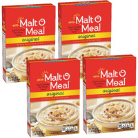 Malt-O-Meal, Original Malt-O-Meal Hot Breakfast Cereal, Quick Cooking, 28 Ounce Box (Pack Of 4)