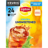 Lipton Iced Tea K-Cups, Unsweetened Black Iced Tea, 24 Total K-Cup Pods
