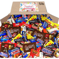 Chocolate Candy Variety Pack - Assorted Bulk Chocolate Mix - Movie Night Supplies, Gift, Snack Food Gift, Office Candy Assortment- Gift Bag For Birthday Party, Kids, College Students & Adults (5 Lbs)