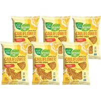 Real Food From The Ground Up Cauliflower Tortilla Chips - 6Count, 4.5 Oz Bags (Nacho)