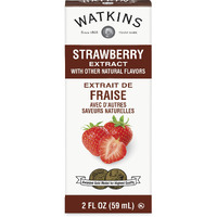 Watkins Strawberry Extract With Other Natural Flavors, 2 Oz. Bottles, Pack Of 6 (Packaging May Vary)