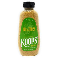 Koops' Horseradish Mustard - Bold And Zesty Horseradish Sauce, Gluten-Free, Kosher, Made In Usa, From Quality Mustard Seeds - 12 Oz, Pack Of 3