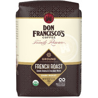 Don Francisco's French Roast Ground Coffee (18 Oz Bag) - Bold And Rich Flavor - Perfect For Coffee Machines & Mugs