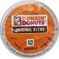 Dunkin Donuts 0845 K-Cup Pods, Original Blend, 24/Box - Pack Of 2