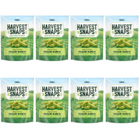 Harvest Snaps Veggie Chips (Wasabi Snack Crisps) | Powered By Plant Protein, Gluten Free, Non-Gmo Baked Vegetable Crisps | Made In Usa (8 Snack Packs)