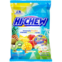 Hi-Chew Tropical Mix, 6 Bags, 3.53Oz Each, Kiwi Pineapple Mango Taffy Candy