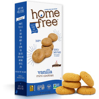 Homefree Mini Vanilla Cookies, Gluten Free, Nut Free, Vegan, School Safe And Allergy Friendly Snack, 5 Oz. Box (Pack Of 1)