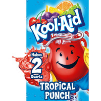 Kool-Aid Unsweetened Caffeine Free Tropical Punch Zero Calories Powdered Drink Mix 192 Count Pitcher Packets