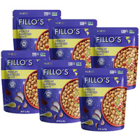Fillo's Mexican Mayocoba Beans - Ready To Eat Beans, Gluten-Free, Preservative-Free, Microwavable, Non-Gmo, Vegan Friendly, Plant Protein, 10 Oz Pk Of 6