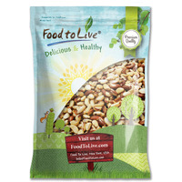 Food To Live Raw Brazil Nuts, 8 Pound - Non-Gmo Verified, Raw, Whole, No Shell, Unsalted, Kosher, Vegan, Keto And Paleo Friendly, Bulk, Low Sodium And Low Carb Food, Great Trail Mix