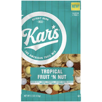 Kars Nuts Tropical Fruit N Nut Trail Mix, 5.5 Oz Snack Mix - Bulk Pack Of 12, Gluten-Free Snacks
