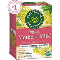Traditional Medicinals Organic Mothers Milk Herbal Tea, Promotes Healthy (16 Count (Pack Of 4))