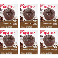 Krusteaz Muffin Mix, Double Chocolate Muffin Mix, Made With Real Chocolate Chips & No Artificial Flavors, Colors Or Preservatives, 20 Oz Box (Pack Of 6)