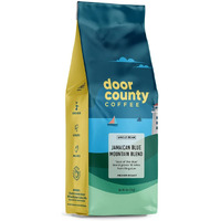 Door County Coffee Jamaican Blue Mountain Blend Non-Flavored Coffee Whole Bean | 10 Oz Bag | Medium Roast | 100% Specialty Arabica Coffee | Non-Flavored Gourmet Coffee | Jamaican Blue Mountain Blend