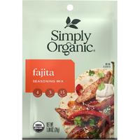 Simply Organic Fajita Seasoning, Certified Organic | 1 Oz | Pack Of 3