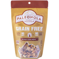 Paleonola - Grain Free Granola Pina Colada Flavor - Non-Gmo, Grain, Soy, Gluten, Dairy Free - Low Carb Protein Snack For A Healthy Breakfast